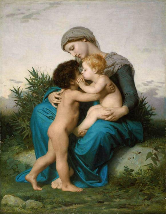 Adolphe William Bouguereau Fraternal Love (mk26)